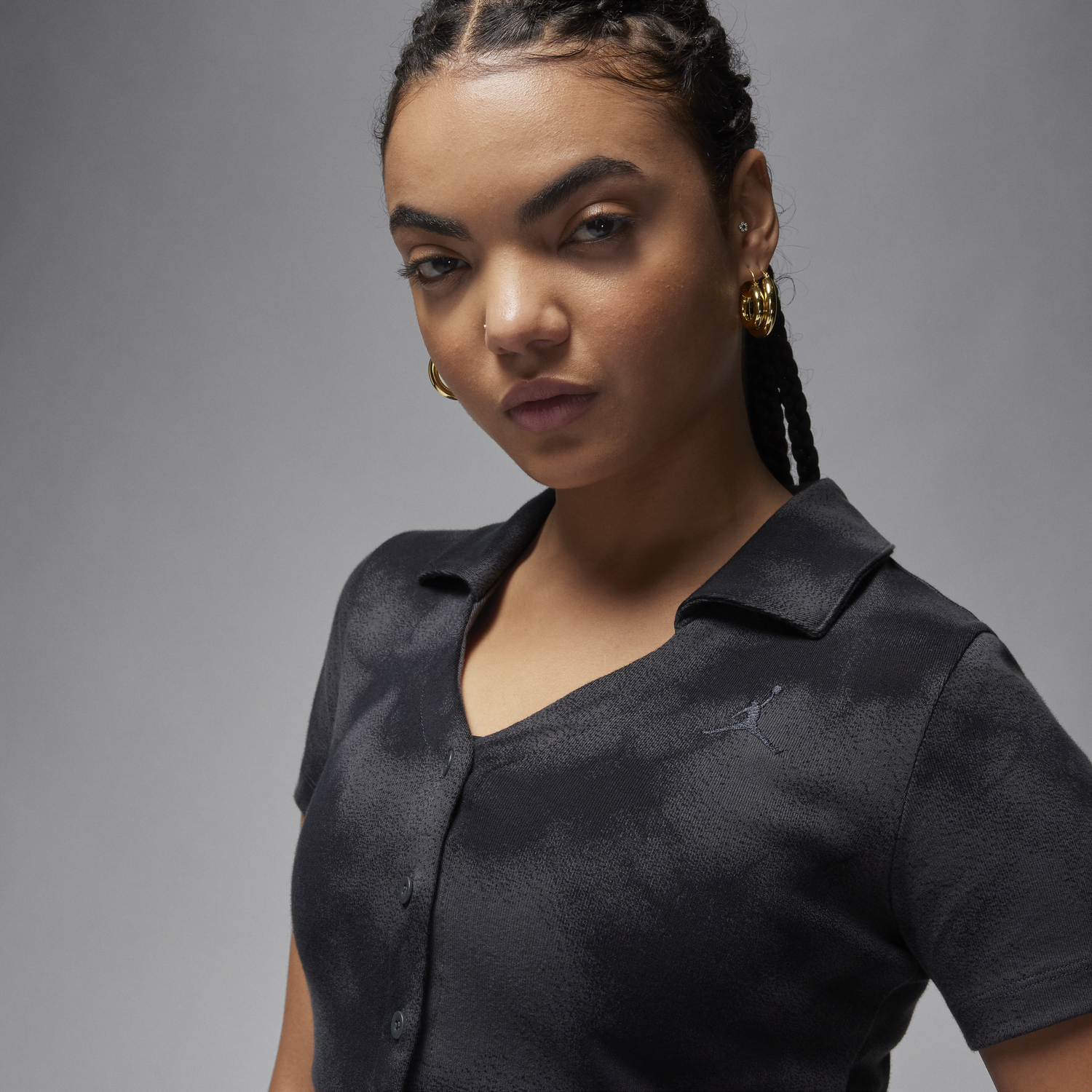 Съкратен топ Jordan Jordan Crop Top Черно | FN5402-070, 1