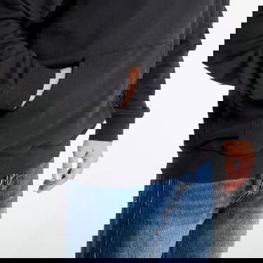 Суитчър Vans 3D Retroval Pullover Hoodie Черно | VN000QXPBLK1, 2