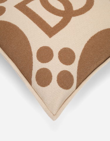 Домашен декор Dolce & Gabbana Dolce & Gabbana Wool Jacquard Cushion Medium Бежово | TCE008TCAN2U0052, 2