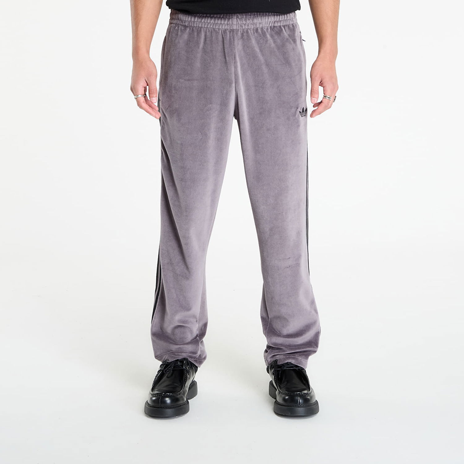 Спортни панталони adidas Originals adidas Adicolor SST Velour Track Pants Сиво | JX1557, 0
