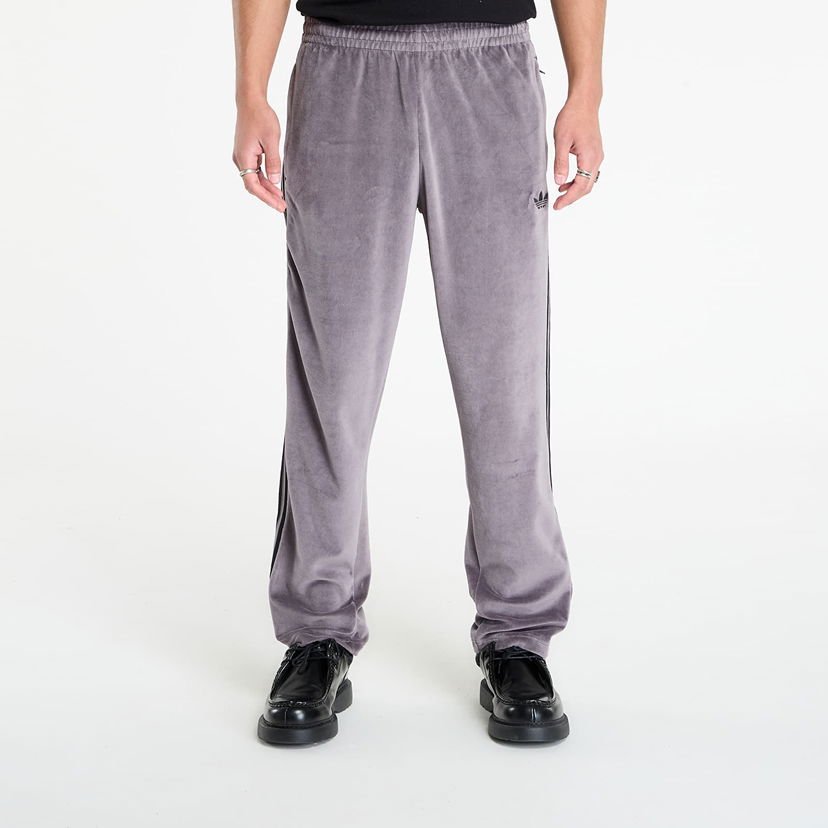 Спортни панталони adidas Originals adidas Adicolor SST Velour Track Pants Сиво | JX1557