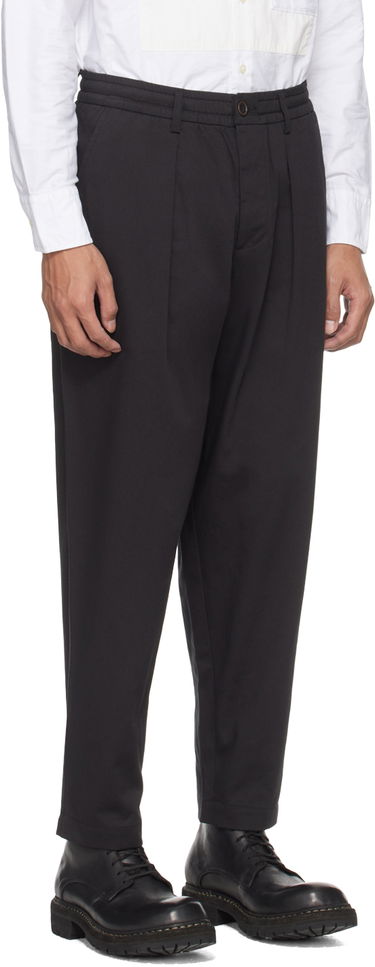 Панталони Universal Works Universal Works Pleated Trousers Черно | 00134, 1