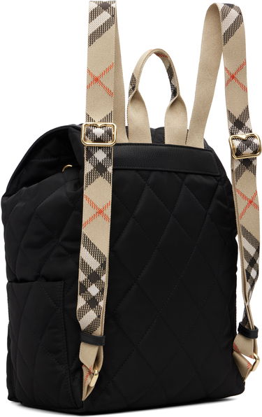 Раница Burberry Burberry Horseshoe Quilted Backpack Черно | 8114394, 2
