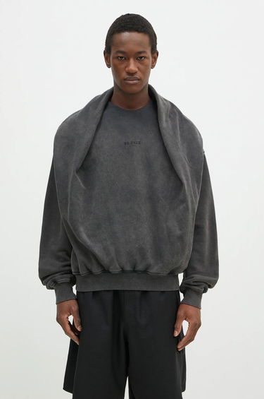 Пуловер Han Kjøbenhavn Han Kjøbenhavn Double Layered Sweatshirt Сиво | U.134145, 0