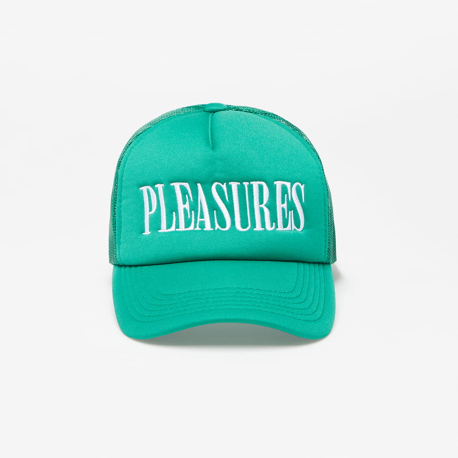 Шапка с козирка Pleasures Lithium Trucker Тюркоазено | P22SU059-Green, 0