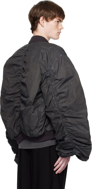 Яке бомбър We11done We11done Washed Nylon Bomber Jacket Черно | WD-JP2-25-059-U-BK, 2