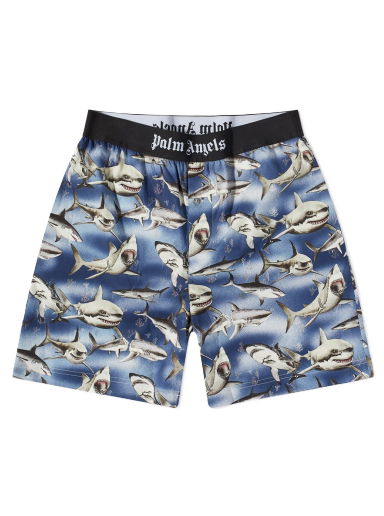 Бански Palm Angels Shark Swim Short Синьо | PMCB044S23FAB0034510