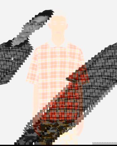 Поло тениска BAPE Logo Check Polo Shirt Оранжево
 | 1I30112002 RED, 0