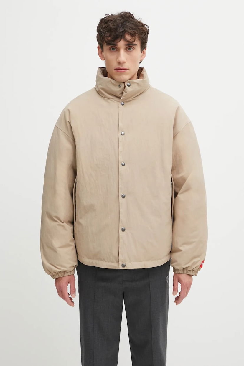 Пухо яке The North Face Redbox Puffer Jacket with High Collar Бежово | NF0A8EGBBOX1
