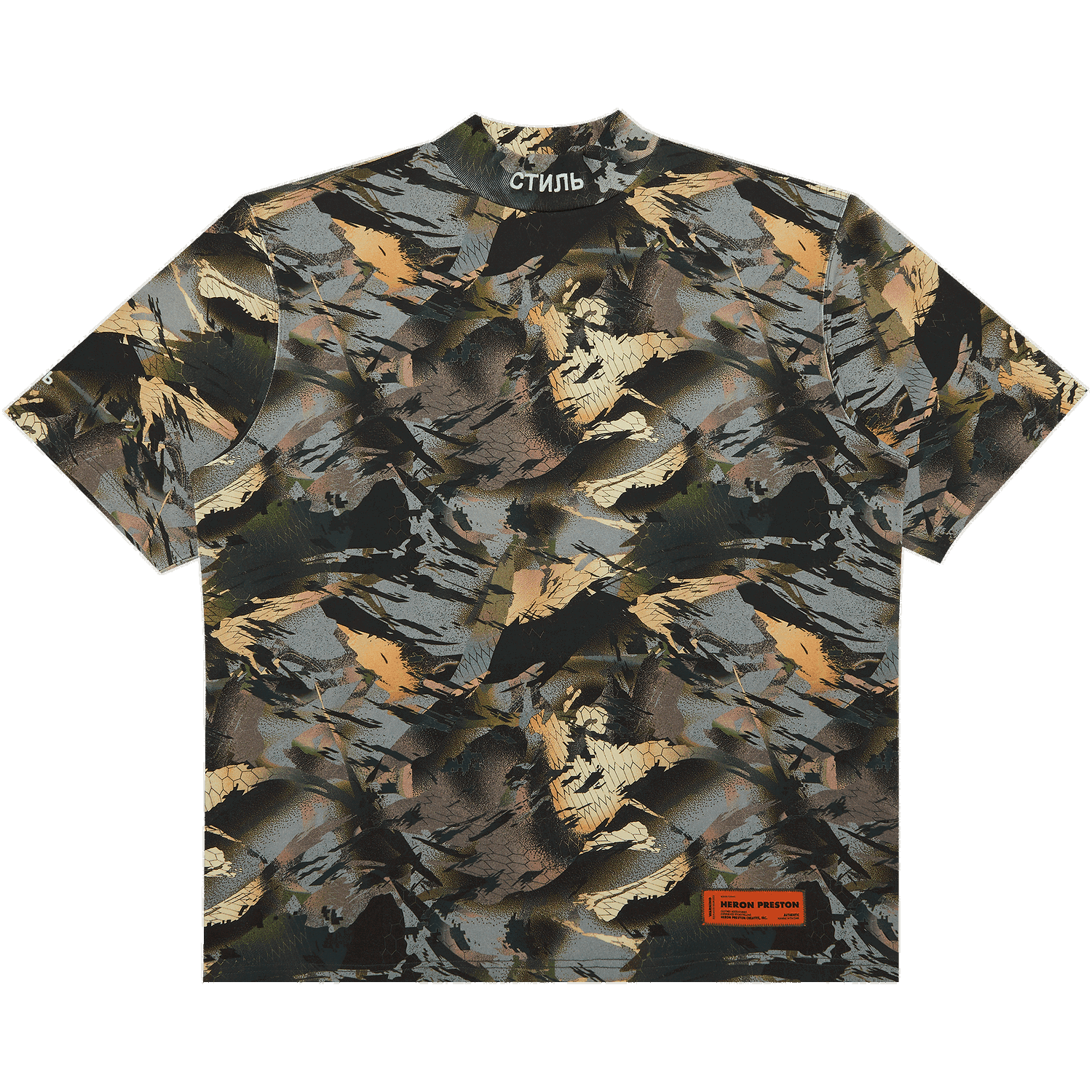 Риза HERON PRESTON Turtleneck Tee Сиво | HMAA021S22JER0015901, 0