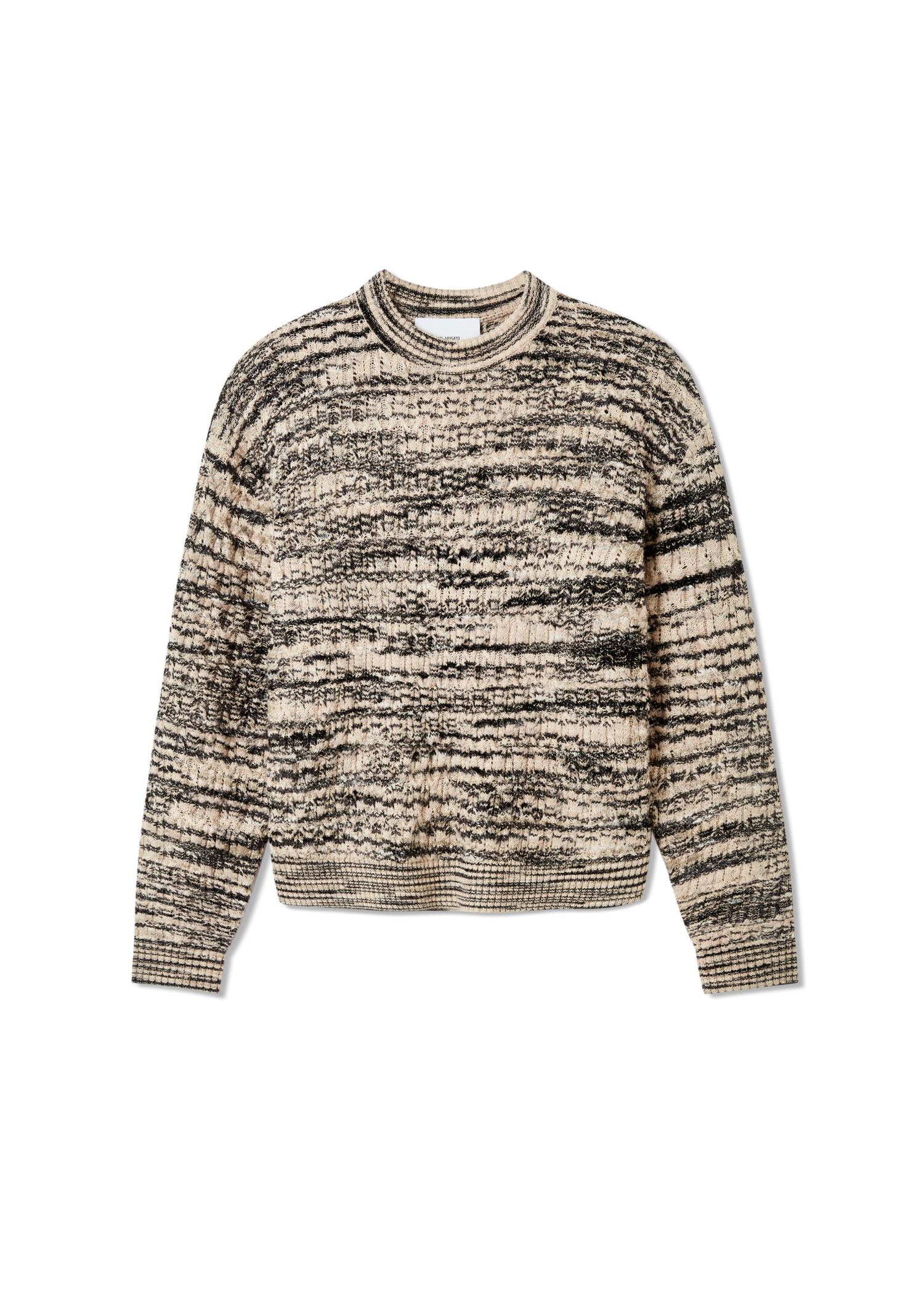 Пуловер AXEL ARIGATO Noah Textured Striped Knit Sweater Многоцветен | A3296001, 0