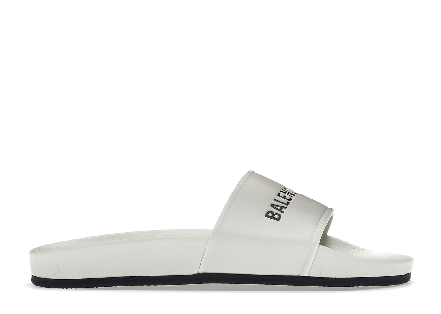 Кецове и обувки Balenciaga Pool Slide White Black W Бяло | 517226 WAL00 9061, 0
