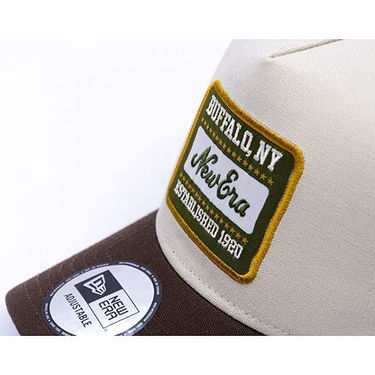 Шапка с козирка New Era New Era Patch Canvas 9FORTY Trucker Cap One Size (56-59 cm) Кафяво | 60603674, 4
