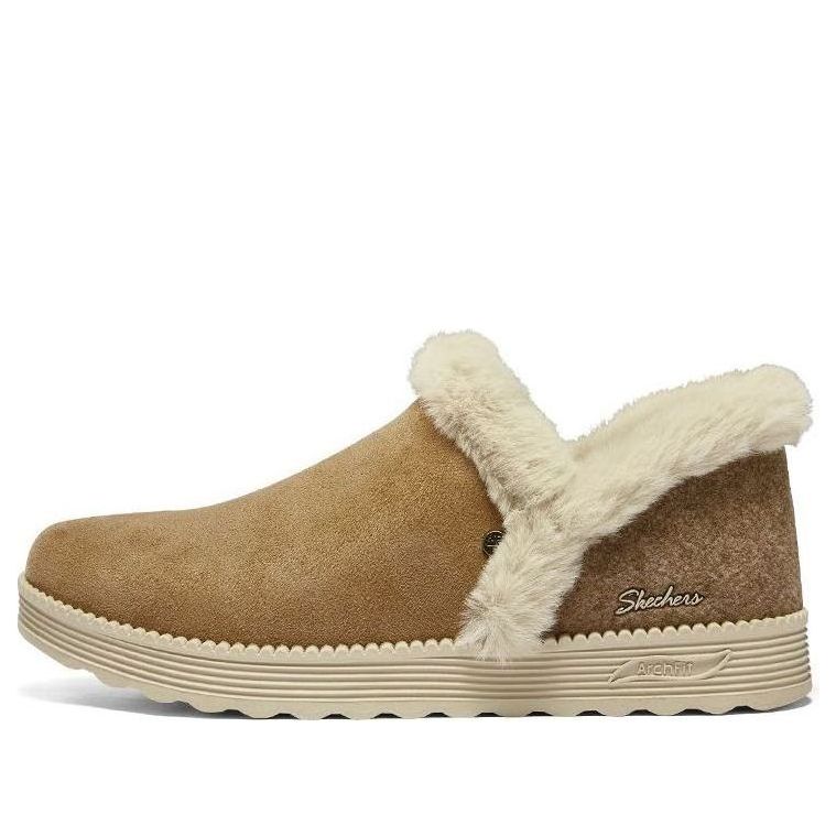 Кецове и обувки Skechers Arch Fit 'Dream Faux Fur Slip On Shoes Бежово | 167660-CSNT