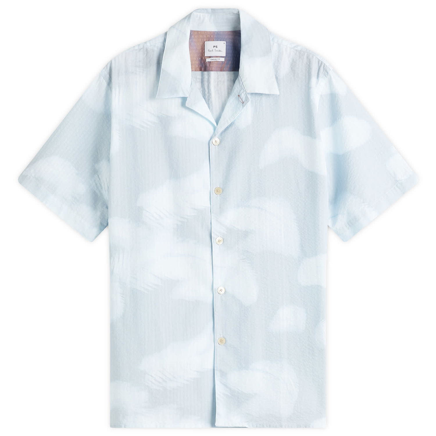 Риза Paul Smith Paul Smith Feather Print Vacation Shirt, Size Large Синьо | M2R-695U-P22311-40, 0