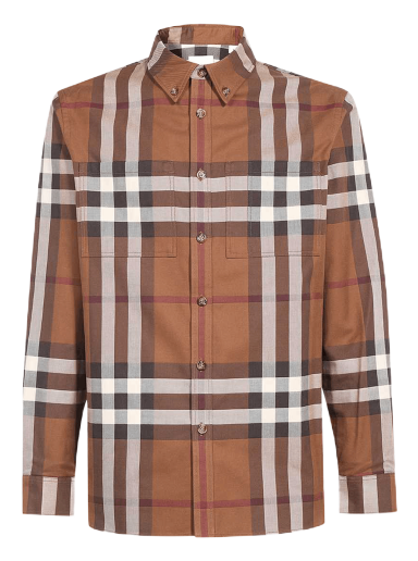 Риза Burberry Shirt Кафяво | 8055742