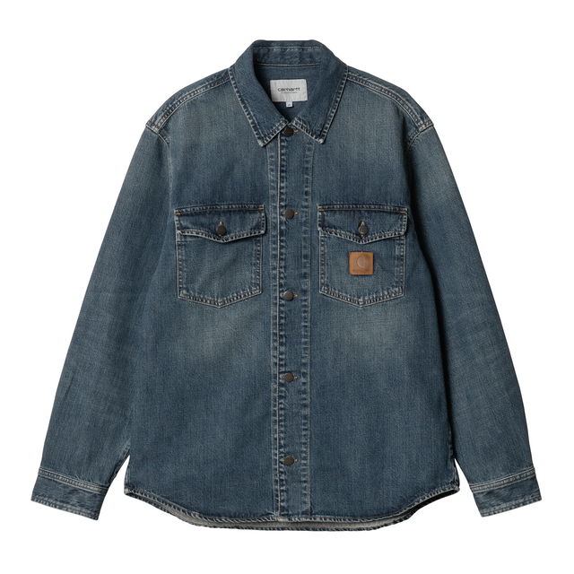 Blue Denim Shirt Jacket