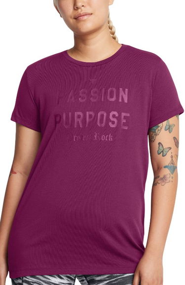 Тениска Under Armour Project Rock Passion Short Sleeve T-Shirt Лилаво | 1387500-505, 0