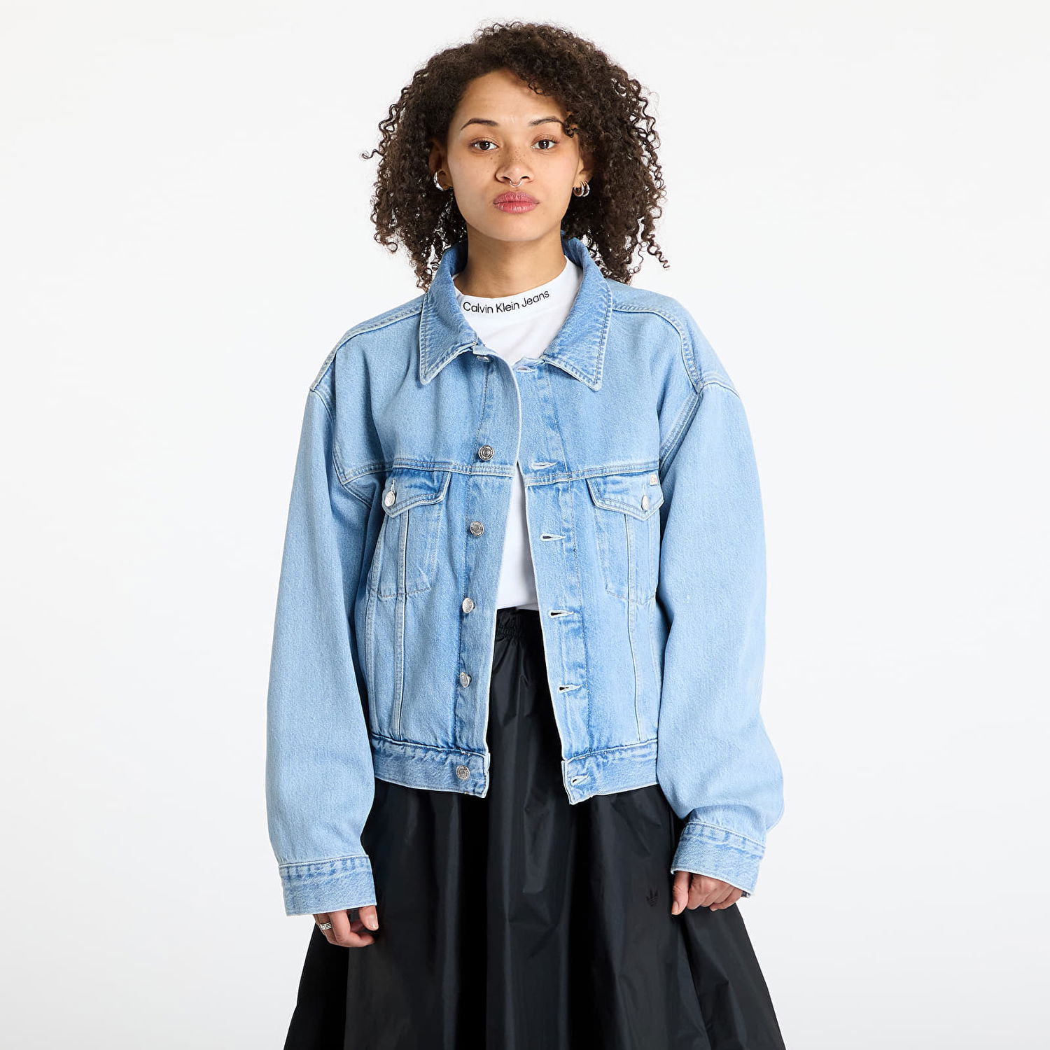 Яке CALVIN KLEIN Calvin Klein Jeans Boxy Denim Jacket Синьо | J20J224548 1A4, 0