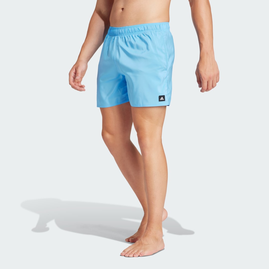 Бански adidas Performance Solid CLX Classic-Length Swim Shorts Синьо | IR6216, 1