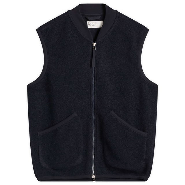 Wool Fleece Zip Vest