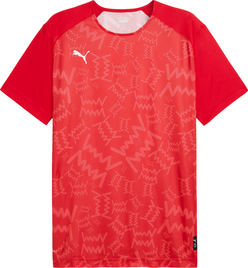 Тениска Puma Teamjaws Graphic Short Sleeve Shooting Shirt Червено | 688449-03