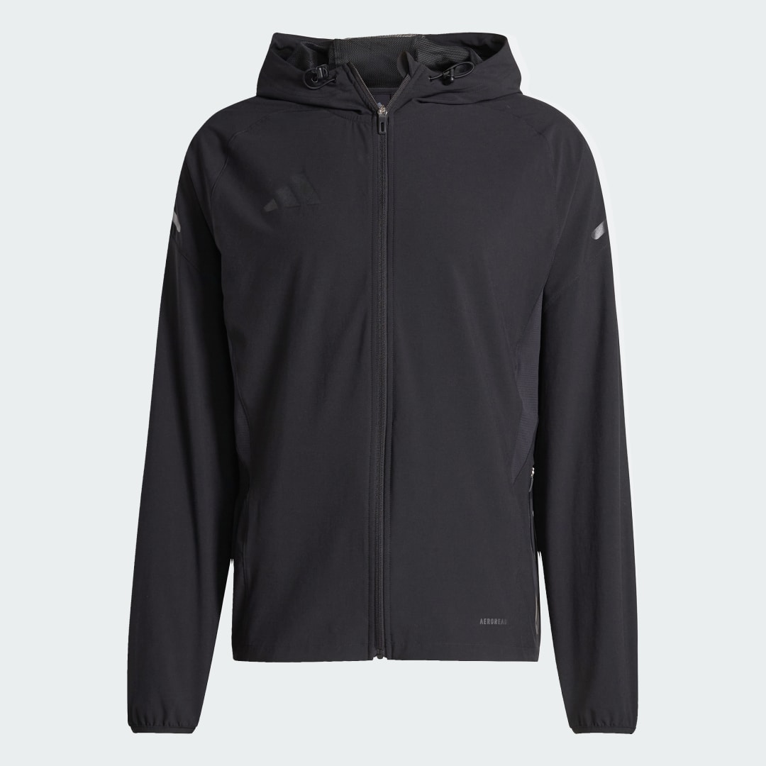Суитчър adidas Performance Travel Hooded Jacket Черно | JX9500, 0