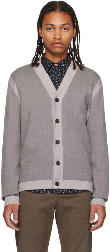 Пуловер Paul Smith PS Paul Smith Broad Stripe Cardigan Лилаво | M2R-213YE-L21864-51, 0