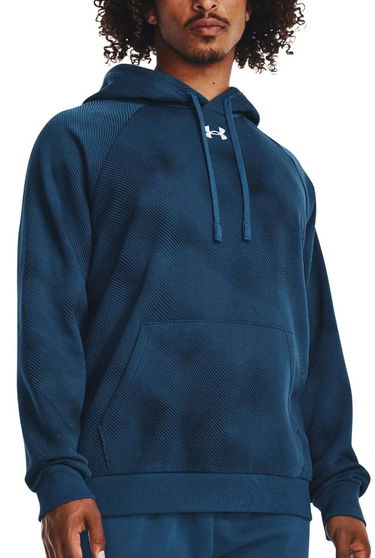 Суитчър Under Armour Rival Fleece Printed Hoodie Тюркоазено | 1379759-426, 0