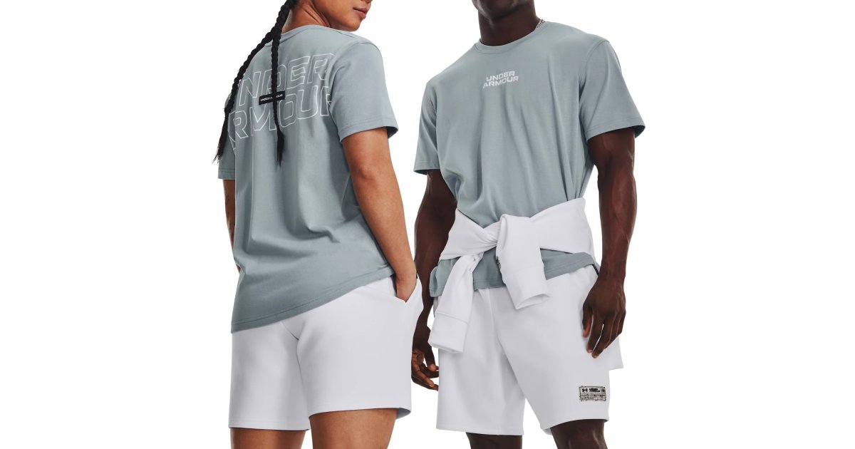 Тениска Under Armour OUTLINE HEAVYWEIGHT TEE Сиво | 1379109-465, 1