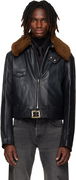 Enfants Riches Déprimés 'Hotrod' Shearling Collar Jacket