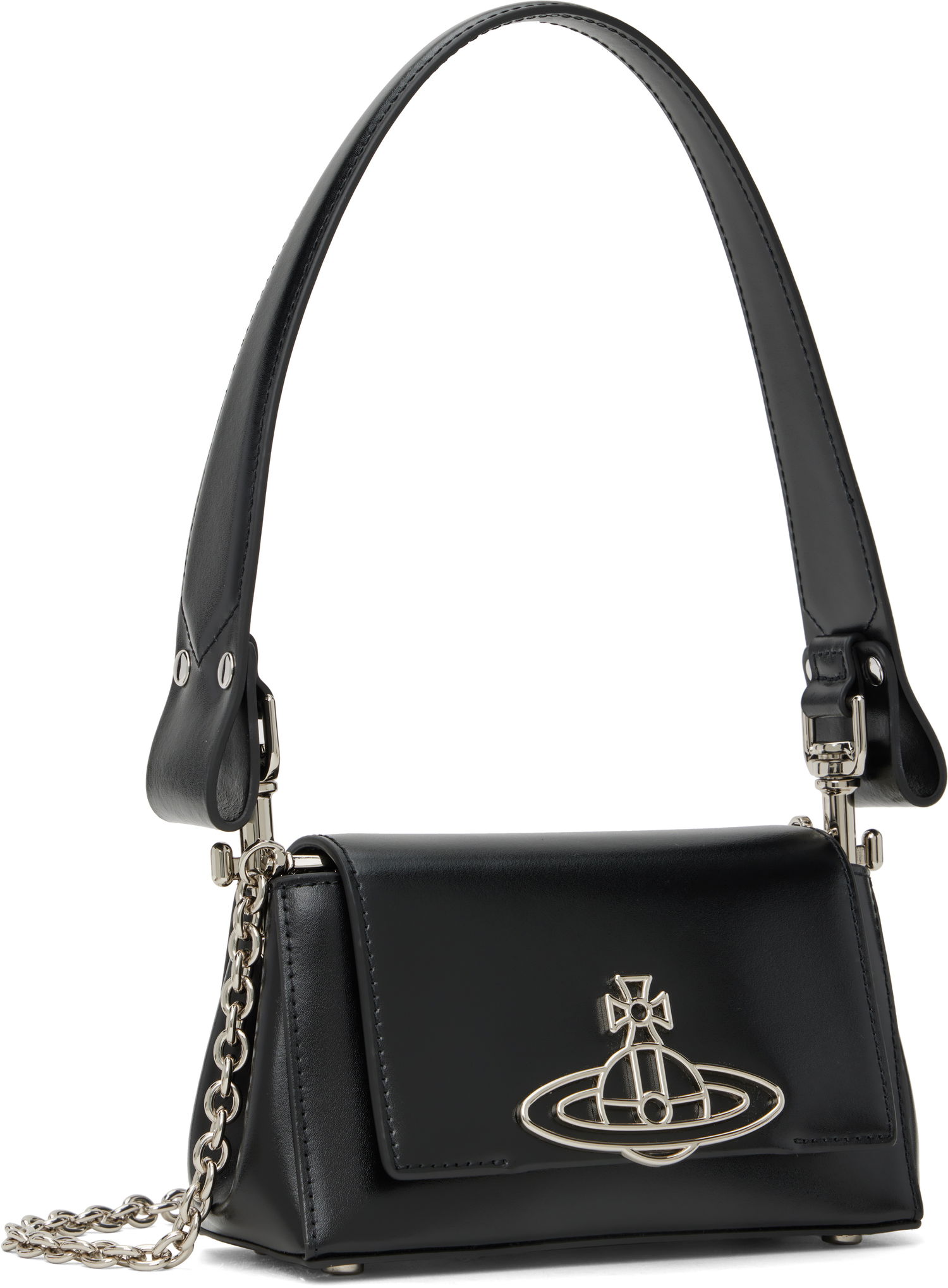 Дамска чанта Vivienne Westwood Vivienne Westwood Hazel Small Shoulder Bag Черно | 4603000IW-L0077-, 1