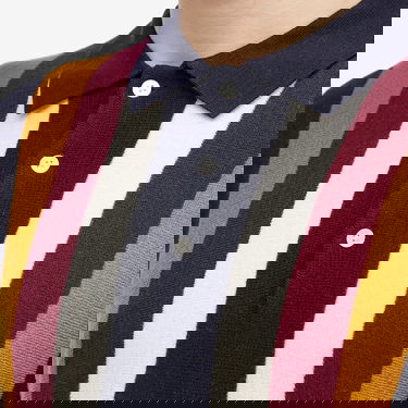 Пуловер BEAMS Plus Long Sleeve Knit Polo Тъмно синьо | 3812-0027-156-79, 5