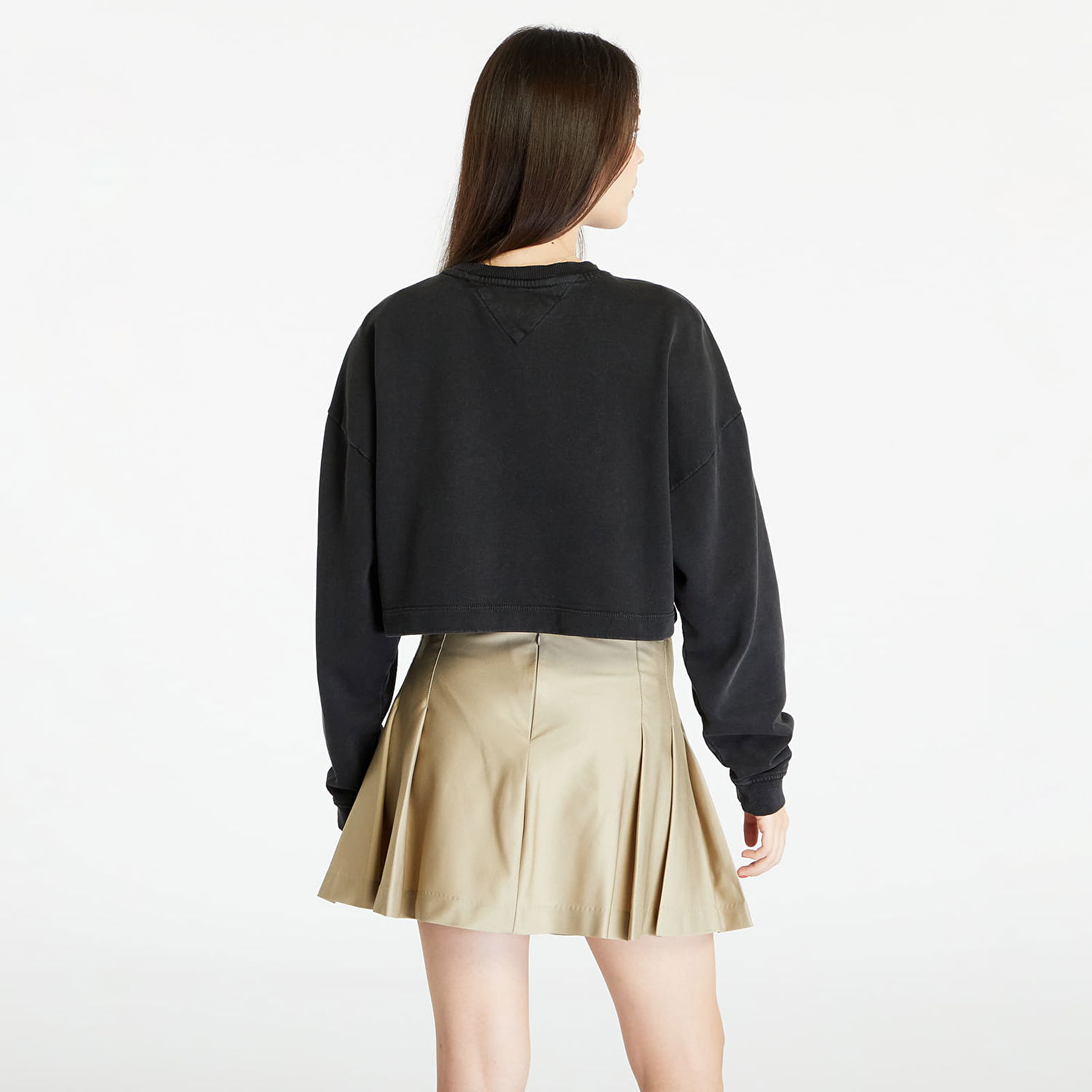 Суитчър Tommy Hilfiger Crop Luxe Varsity Sweatshirt Black Черно | DW0DW16411 BDS, 1