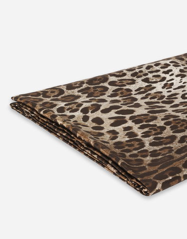 Аксесоари Dolce & Gabbana Dolce & Gabbana Cotton Sateen Fitted Sheet Кафяво | TCE048TCAKFUL003, 3