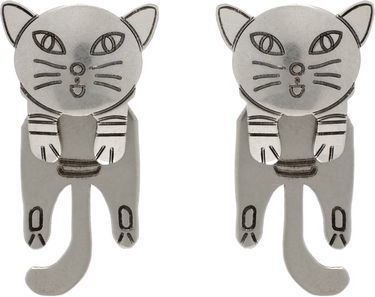 Обеци Marni Marni Cat Earrings Металик | ORMV0543A0 M2000, 0
