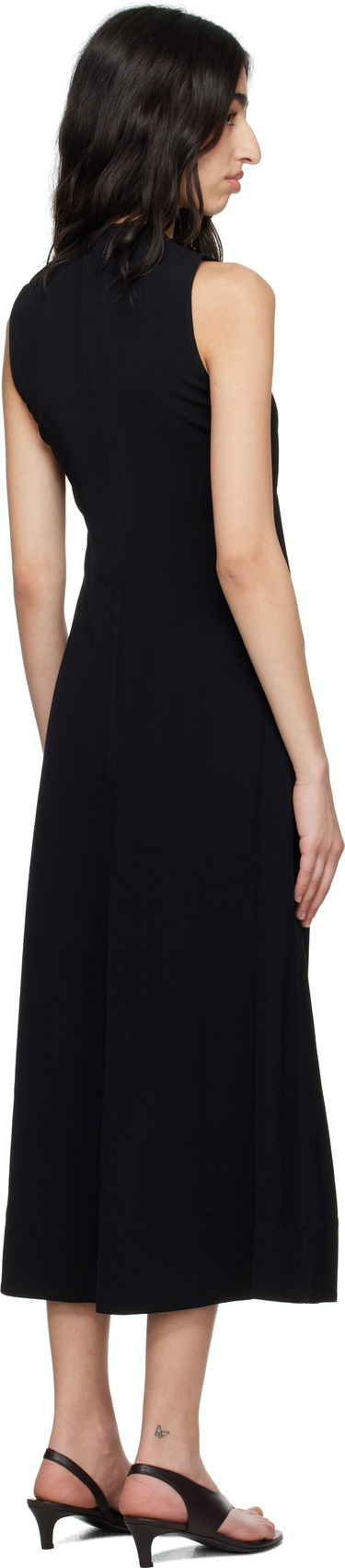 Pокля TOTEME TOTEME Woven Stripe Maxi Dress Черно | 252-WRD0182-FB0192, 2