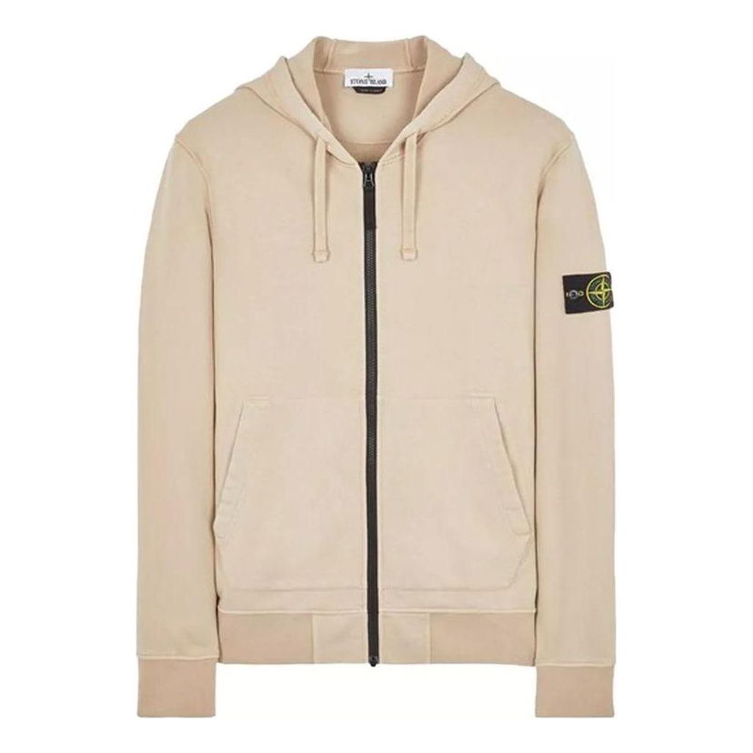 Суитчър Stone Island Stone Island Zipped Hoodie Бежово | 101564251-V0092