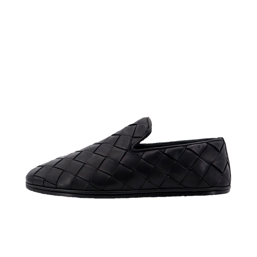 Кецове и обувки Bottega Veneta Woven Slip-On Черно | 775315V2ED01000