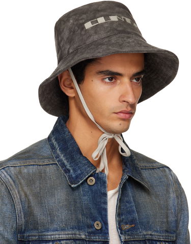 Шапка Rick Owens Rick Owens DRKSHDW Concordians Gilligan Bucket Hat Черно | DA02E7479 BMOEM6, 3