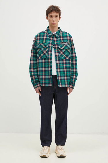 Риза BILLIONAIRE BOYS CLUB Billionaire Boys Club Padded Check Overshirt Зелено | B24430, 4