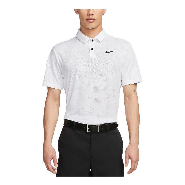 Поло тениска Nike Jacquard Golf Polo Бяло | DR5304-100, 0