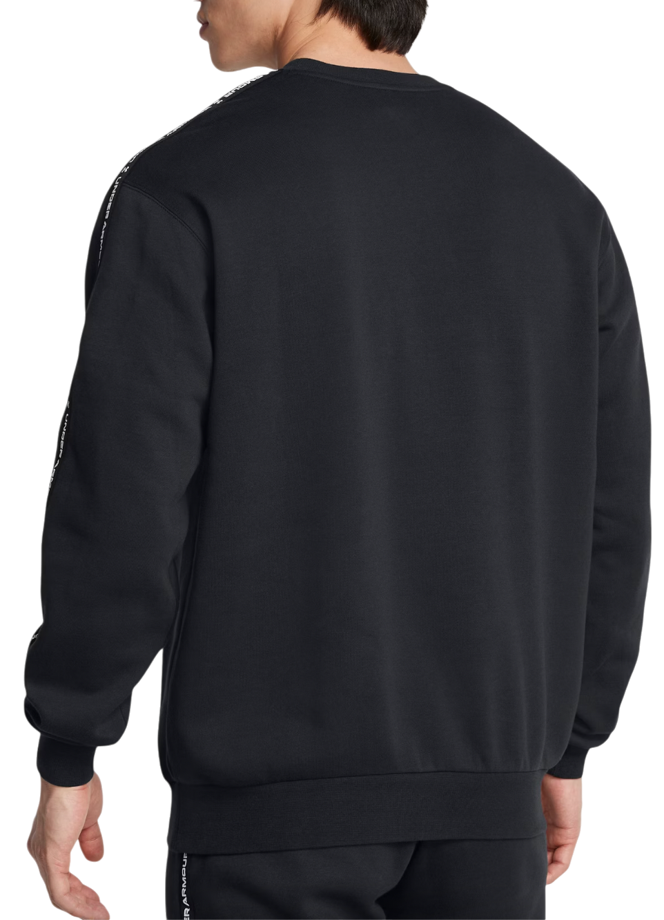 Суитчър Under Armour Fleece Crew Taping Sweatshirt Черно | 1389357-001, 1