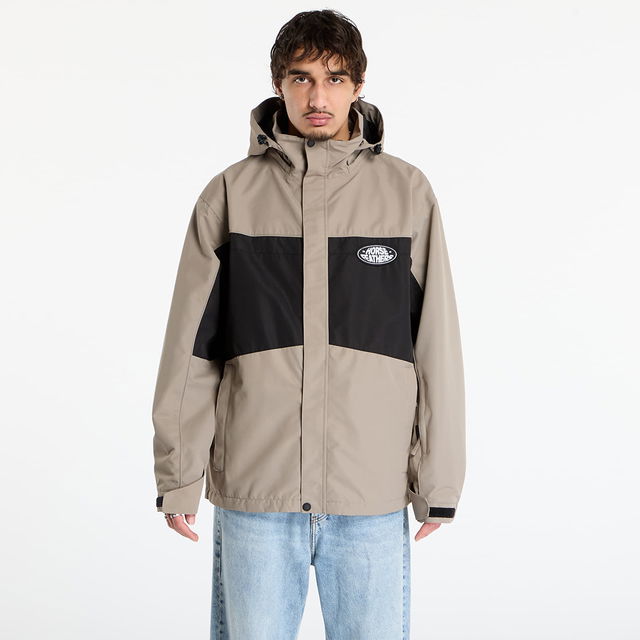Morris Hooded Two-Tone Panel Jacket