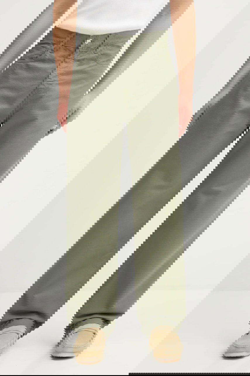 Панталони Carhartt WIP Cotton Landon Pant Зелено | I034806.1YFGD, 0