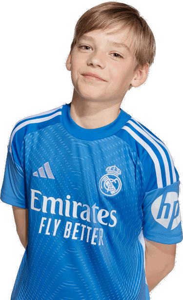 Фланелка adidas Performance Real Madrid 25/26 Youth Home Goalkeeper Jersey Синьо | JP4176, 3