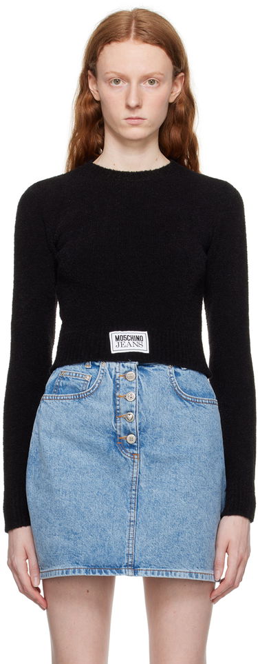 Пуловер Moschino Moschino Jeans Crewneck Sweater Черно | 0930 8204, 0