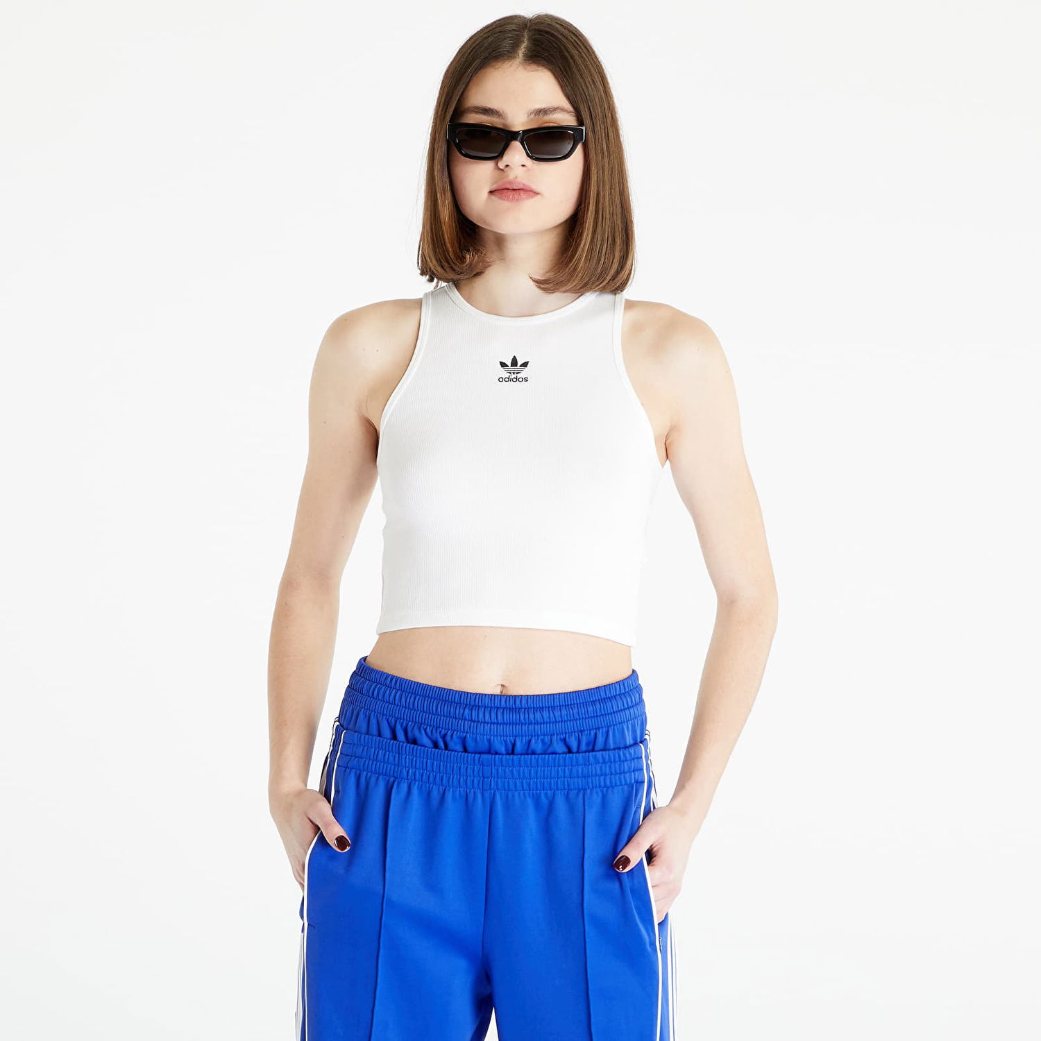 Потник adidas Originals Adicolor Essentials Tank Rib Бяло | IB9111, 0