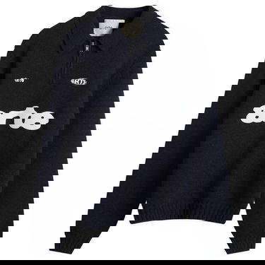 Пуловер Arte Antwerp Arte Football Knit Polo Jumper Тъмно синьо | AW25-256K-NVY, 1