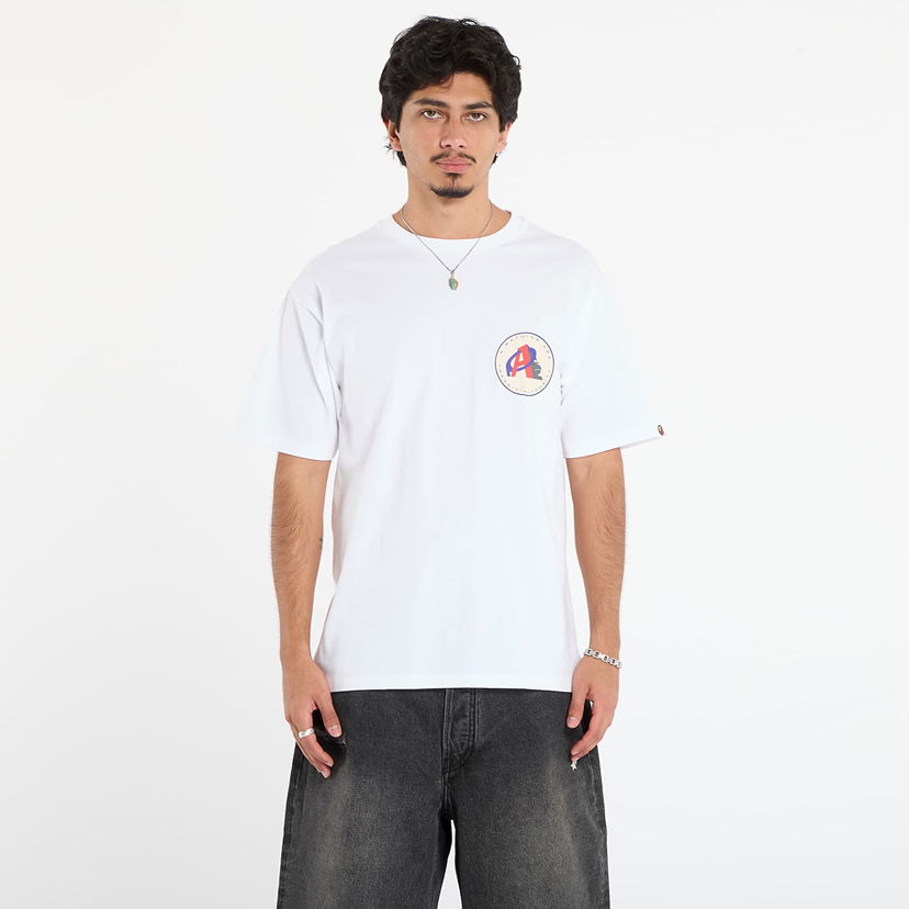 Тениска BAPE Ape Transit Authority Tee Бяло | 001TEL801051MWHT
